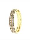 Anel de ouro 18k Pedras