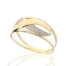 Anel de ouro 18k Tricolor Infinito