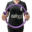 Anel de Pilates Tonificador Flexível 38cm Lilás Liftness Dafoca Sports