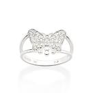 Anel de prata 925 borboleta BRANCO 810245 Rommanel