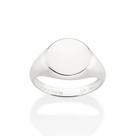 Anel de prata 925 feminino rommanel sinete redondo liso 810223 Anel de prata 925 feminino rommanel sinete redondo liso 810223