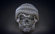 Anel de Prata Caveira - Skull Bro - Em Prata 925 - Celtic Joias Masculinas