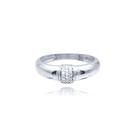 Anel de Prata com Zircônia cravejada mod 102144