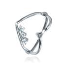 Anel de Prata Coração com Zircônia mod 952741