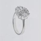 Anel de Prata Encanto Zircônias Brancas 15x10