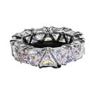 Anel De Promessa Triangular De CZ Para Mulheres, Luxuoso E Moderno, Aliança De Casamento, Joia Para Anel De Promessa Triangular De CZ Para Mulheres, Luxuoso E Moderno, Aliança De Casamento, Joia Para