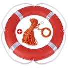 Anel de segurança para barco AIKANG 58 cm com corda flutuante de 30 m