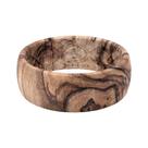 Anel de silicone Groove Life Nomad Burled Walnut para homens tamanho 8