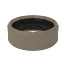 Anel de silicone Groove Life Zeus Edge Flat Earth para homens