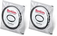 Anel de Vedação de Junta Hawkins A10-09 para Panelas de Pressão, 2 a 4 Litros, Preto (Pacote com 2)