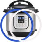 Anel de vedação MIRUMIO para Instant Pot 8 Quart, silicone, kit com 2 unidades