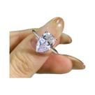 Anel De Zircônia Em Forma De Pêra De Prata Esterlina 925 Para Mulheres 1-4 CT Joias De Luxo Para