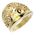 Anel Dourado Feminino