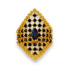 Anel Dourado Zircônia AN3369