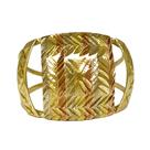 Anel Em Ouro 10k 416 9 Cores Com Laterais