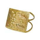 Anel Em Ouro 10k 416 Chapa Com Folhas Anel Em Ouro 10k 416 Chapa Com Folhas