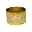 Anel Em Ouro 10k 416 Escrava Amarelo 10mm