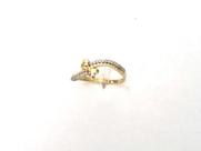 Anel em Ouro 18/750K- com Diamantes- Número do aro 20- Certificado Amagold