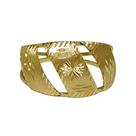 Anel Em Ouro 18k 750 3 Chapas Amarelas Anel Em Ouro 18k 750 3 Chapas Amarelas