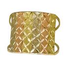 Anel Em Ouro 18k 750 Chapa Tricolor Anel Em Ouro 18k 750 Chapa Tricolor