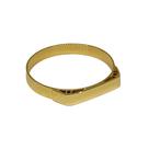 Anel Em Ouro 18k 750 Chapinha Para Gravação