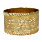 Anel Em Ouro 18k 750 Escrava 9 Cores