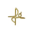 Anel Em Ouro 18k 750 Fé Aro Fio Redondo
