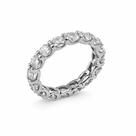 Anel em Ouro 18k Branco com Diamantes de 16 Pontos - Design Exclusivo Anel em Ouro 18k Branco com Diamantes de 16 Pontos - Design Exclusivo
