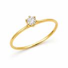 Anel em Ouro 18K com Diamantes de 0.24 CT - Joia Exclusiva