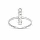 Anel em Ouro 18K com Zirconia - Joia de Compromisso