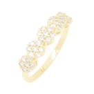 Anel em Ouro 18K Cravejado com Zircônias - AU11157