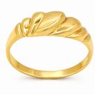 Anel em Ouro 18K Trabalhado sem Forro - Joia Clássica e Elegante Anel em Ouro 18K Trabalhado sem Forro - Joia Clássica e Elegante