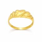 Anel em Ouro 18K Trabalhado sem Forro - Joia Clássica e Elegante
