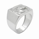 Anel em Prata 925 com Design Exclusivo e Zircônias para Compromissos Anel em Prata 925 com Design Exclusivo e Zircônias para Compromissos