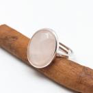 Anel em prata com Quartzo Rosa 0112819A0011 Prata925 Quartzo Rosa ajustável (16 ao 24) Anel em prata com Quartzo Rosa 0112819A0011 Prata925 Quartzo Rosa ajustável (16 ao 24)