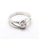 Anel em prata com Zircônia 0112832A0208 Anel em prata com Zircônia 0112832A0208
