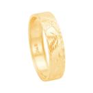 Anel Escrava 5MM Diamantado em Ouro 18K - AU13560