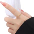 Anel Feminino Aparador de Aliança Banho Ouro 18k Semi Joias Cravejado com Zirconias Garantia
