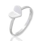 Anel Feminino Coração Origami Prata Legitima com caxinha Anel Feminino Coração Origami Prata Legitima com caxinha