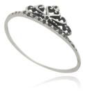 Anel Feminino Coroa Prata 925 Estilo Pandorah Maciça Delicado Anel Feminino Coroa Prata 925 Estilo Pandorah Maciça Delicado