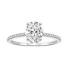 Anel Feminino De Moissanite Cor D 1CT 2CT 3CT, Corte Oval, Diamante De Laboratório, Aliança De