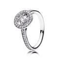 Anel Feminino de Prata 925 Encanto Vintage Zircônias Elegante