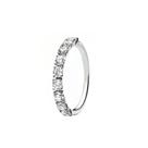 Anel Feminino De Prata Esterlina 925 Com Coração Tamanho 6 7 8 9 Joias De Casamento Com Pavê De