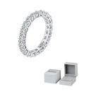 Anel Feminino De Prata Esterlina 925 Com Moissanite Geométrico Cor D Joia Fina
