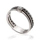 Anel Feminino Em Prata 925 Pandorah 3 Em 1 Com Pedra