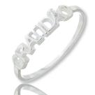 Anel Feminino Gratidao Manuscrito Prata Legitima Anel Feminino Gratidao Manuscrito Prata Legitima