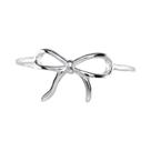 Anel Feminino Moderno Minimalista Com Laço Prateado Presente De Moda Para Festas Anel Feminino Moderno Minimalista Com Laço Prateado Presente De Moda Para Festas