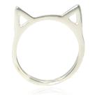 Anel Feminino Prata Pura Legitima Pet Gato Gatinho