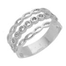 Anel Feminino Vazado Prata 950 Moda Luxuoso Moderno Anel Feminino Vazado Prata 950 Moda Luxuoso Moderno