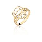 Anel Filha Menina Super Delicado 18k A367